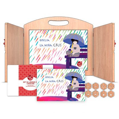 KIT RECURSO PEDAGÓGICO PETIT A4 OFELIA LA NIÑA GRIS